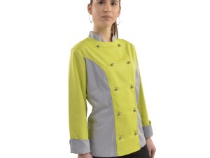 Ženska kuharske jakne s dugim rukavima