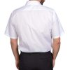 Bijele košulje za konobare s kratkim rukavima