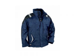 Zimska radna jakna tamno plave boje s reflektirajućim trakama
